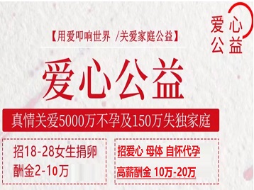 来安捐卵助孕生子 爱心志愿者招募